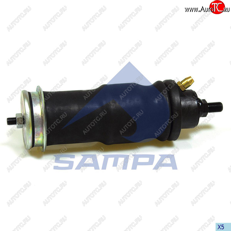 3 699 р. Амортизатор SCANIA 4 series кабины задний с пневмоподушкой 1435856+1476415 SAMPA SAMPA 040.180-01  с доставкой в г. Кинешма