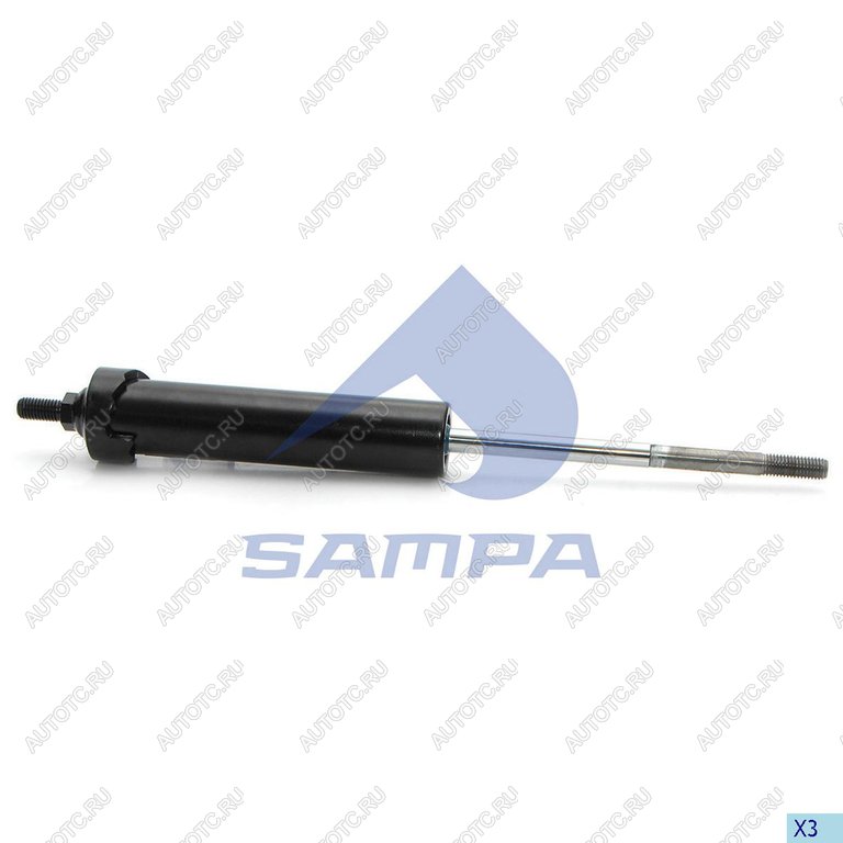 1 339 р. Амортизатор SCANIA 4,P,R,T series кабины передний (II) SAMPA SAMPA 043.119-01  с доставкой в г. Кинешма