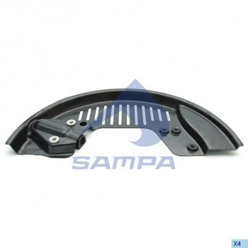 Щиток VOLVO RENAULT барабана тормозного правый SAMPA SAMPA 032.498