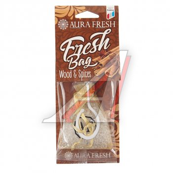 Ароматизатор подвесной гранулы (wood & spices) 20г Fresh Bag AURA FRESH AURA FRESH 23052