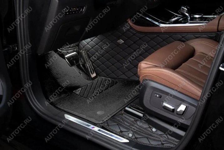 8 599 р. Ковры (кожа+текстиль) Автопилот Omoda C5 (2021-2025) (черный)  с доставкой в г. Кинешма