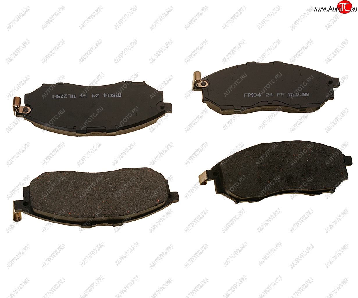 1 569 р. Колодки тормозные передние R17 (4шт.) HANKOOK FRIXA Nissan Pathfinder R50 2-ой рестайлинг (2002-2004)  с доставкой в г. Кинешма