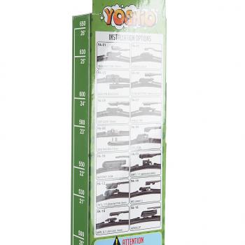 949 р. Щетка стеклоочистителя 550мм бескаркасная YOSHIO YOSHIO fwb-55  с доставкой в г. Кинешма. Увеличить фотографию 5