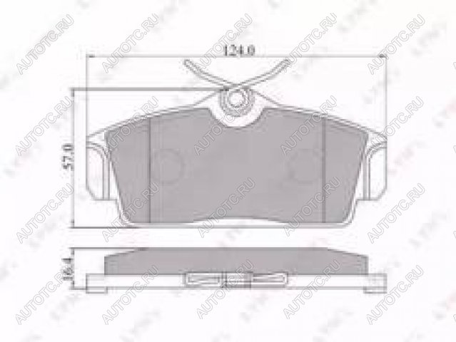 1 559 р. Колодки тормозные передние с АБС (4шт.) MANDO Nissan Almera N16 седан дорестайлинг (2000-2003)  с доставкой в г. Кинешма