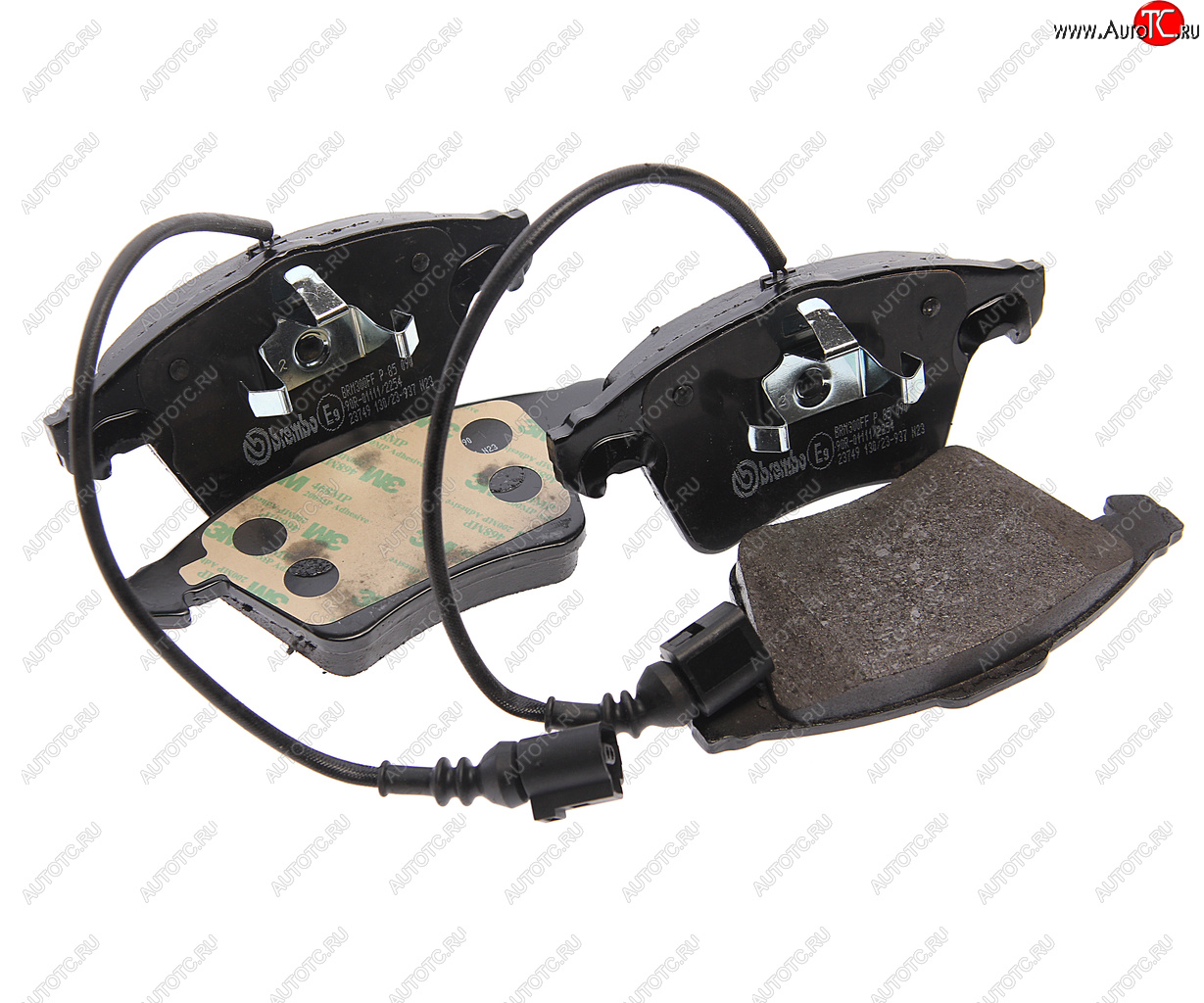 4 999 р. Колодки тормозные передние (4шт.) BREMBO Volkswagen Touareg 1 GP рестайлинг (2006-2010)  с доставкой в г. Кинешма