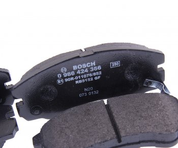 2 259 р. Колодки тормозные передние (4шт.) BOSCH Opel Frontera B 3 дв. дорестайлинг (1998-2001)  с доставкой в г. Кинешма. Увеличить фотографию 2