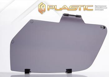 2 299 р. Защита фар CA-Plastic Ford Kuga 1 (2008-2013) (серия Classic полупрозрачный)  с доставкой в г. Кинешма. Увеличить фотографию 2