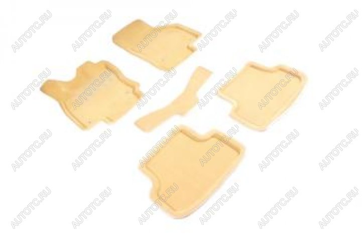 6 929 р. Коврики в салон (4WD 3D ворс) Seintex  BMW 3 серия  G20 (2018-2022) седан (бежевый)  с доставкой в г. Кинешма