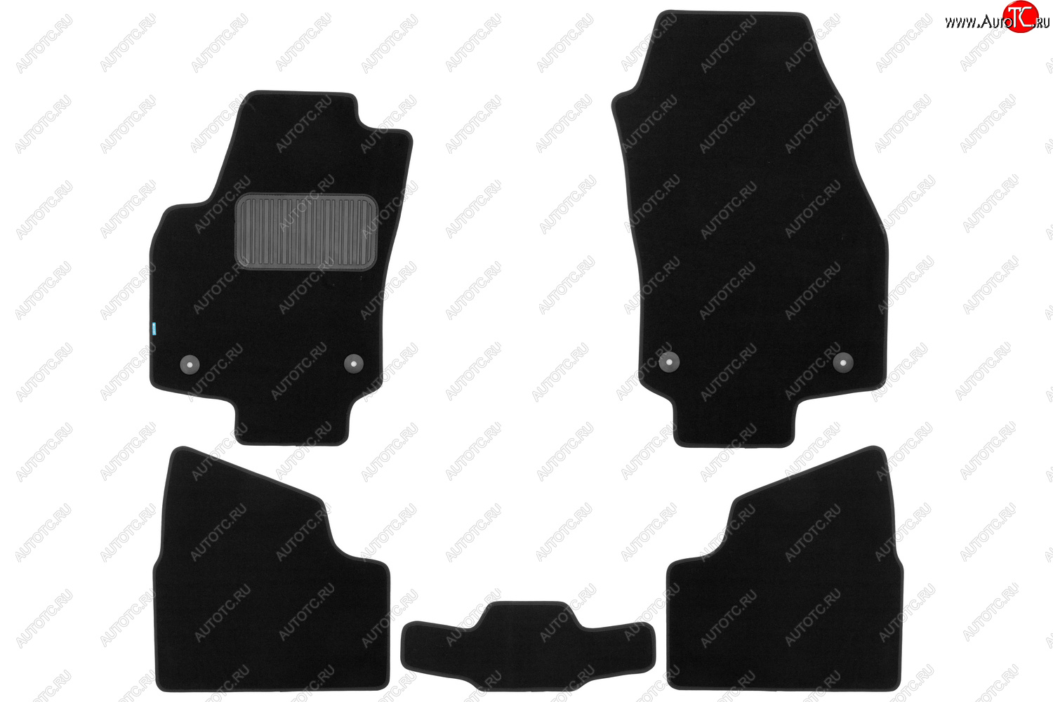 569 р. Коврики в салон Klever Premium OPEL Astra H GTC 3D 2004-2007, 2006-2014, хб., 5 шт. (текстиль)  Опель Астра Klever klever03371022110kh  с доставкой в г. Кинешма