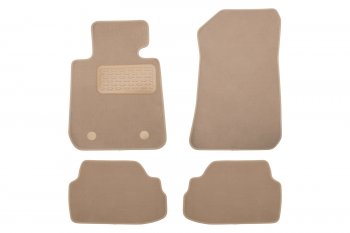 399 р. Коврики в салон Klever Premium BMW 1 3D E81 АКПП 2004-2007, 2007-2011, хб., 4 шт. (текстиль, бежевые Klever klever04050322112kh  с доставкой в г. Кинешма. Увеличить фотографию 1