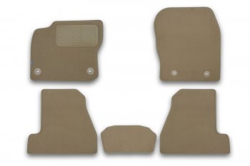 419 р. Коврики в салон Klever Premium FORD Focus III 2011-2015, 2014-2019, сед., 5 шт. (текстиль, бежевые)  Klever klever04166822112kh  с доставкой в г. Кинешма. Увеличить фотографию 1