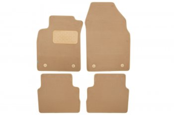 439 р. Коврики в салон Klever Premium OPEL Vectra C АКПП 2002-2005, 2005-2008, сед., 4 шт. (текстиль, бежев Klever klever04370422112kh  с доставкой в г. Кинешма. Увеличить фотографию 1