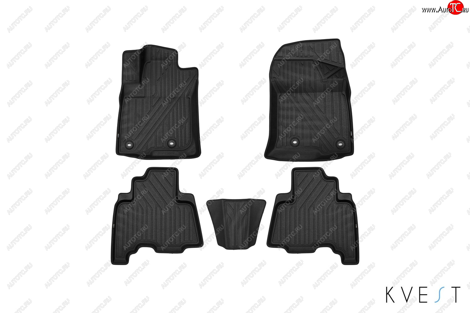 6 499 р. Коврики KVEST 3D в салон подходят для LEXUS GX, 2013-, 5шт. (полиуретан, бежевый, серый)  Лексус GХ KVEST kvestlex00004kb1  с доставкой в г. Кинешма