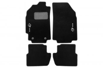 469 р. Коврики в салон RAVON R2, 2016-2020, 4 шт. (текстиль)  Равон Р2 Klever rvn.r2.0001tf  с доставкой в г. Кинешма. Увеличить фотографию 1