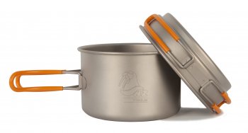 4 999 р. Кастрюля с крышкой 800 мл Kovea NZ Titanium Cookware 800 мл. KOVEA ts-012  с доставкой в г. Кинешма. Увеличить фотографию 1