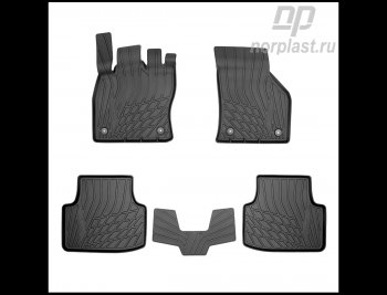 Комплект ковриков в салон Norplast Skoda Octavia A7 дорестайлинг лифтбэк (2012-2017)