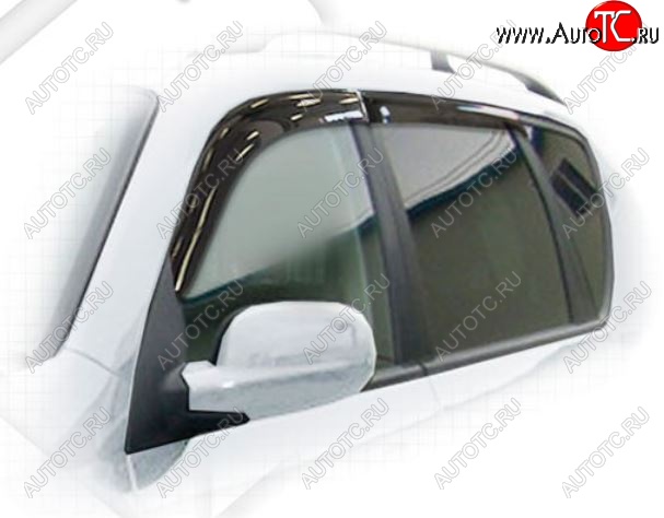 2 159 р. Дефлектора окон CA-Plastiс SSANGYONG Rexton Y250 (2006-2012) (Classic полупрозрачный, Без хром.молдинга)  с доставкой в г. Кинешма