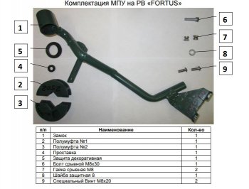8 749 р. Замок рулевого вала FORTUS (бесштыревой) Toyota C-HR NGX10, ZGX10 рестайлинг (2019-2025)  с доставкой в г. Кинешма. Увеличить фотографию 3