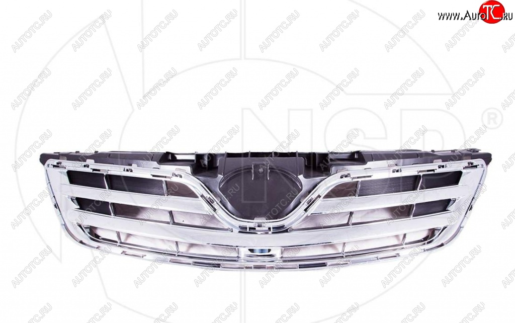5 999 р. Решетка радиатора NSP Toyota Corolla E150 седан рестайлинг (2009-2013) (Неокрашенная)  с доставкой в г. Кинешма
