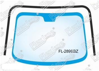 Молдинг лобового стекла FlexLine Toyota Corolla E150 седан рестайлинг (2009-2013)