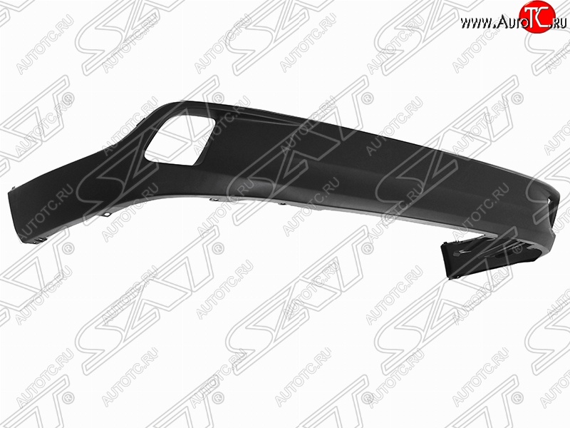 4 299 р. Накладка на задний бампер SAT Toyota Highlander XU50 дорестайлинг (2013-2017) (Неокрашенная)  с доставкой в г. Кинешма