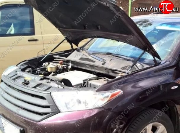 2 199 р. Газовые упоры капота Berkut Toyota Highlander XU40 дорестайлинг (2007-2010)  с доставкой в г. Кинешма