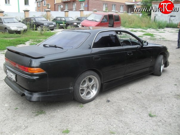 2 499 р. Накладка на задний бампер Vertex Toyota Mark 2 X90 седан (1992-1996) (Неокрашенная)  с доставкой в г. Кинешма