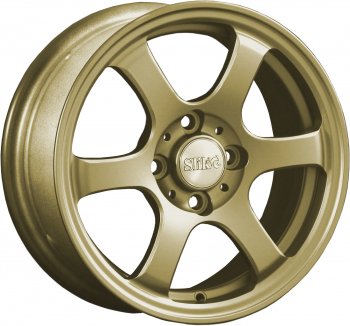Кованый диск Slik Classik 6x14 (Металлик золотой) Daihatsu Sirion M600 (2011-2017) 4x100.0xDIA54.1xET40.0