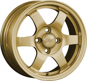 Кованый диск Slik Classik 6x14 (Металлик золотой) Daihatsu Sirion M600 (2011-2017) 4x100.0xDIA54.1xET40.0