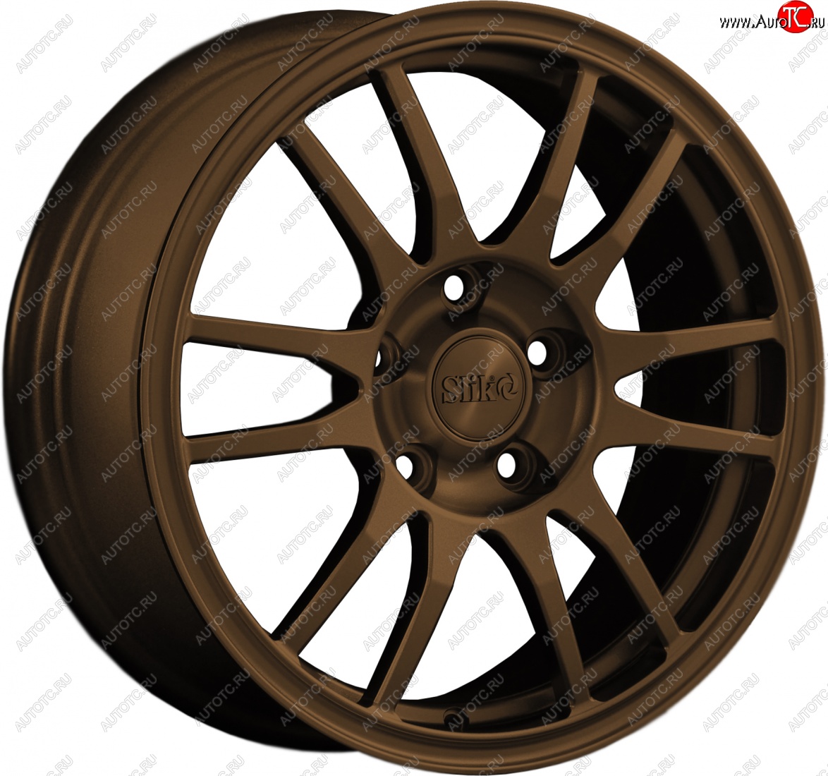 12 949 р. Кованый диск Slik classik R16x6.5 Коньячная бронза. Глянец (BRZCGN) 6.5x16 Hyundai Click (2005-2010) 4x100.0xDIA54.1xET46.0 (Цвет: BRZCGN)