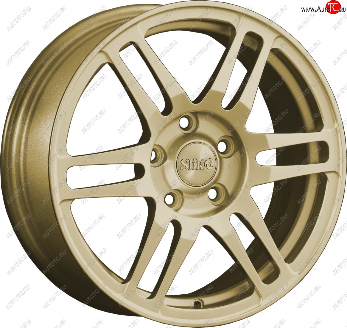 12 949 р. Кованый диск Slik classik R16x6.5 Золотой (G) 6.5x16 CITROEN C4 B7 седан рестайлинг (2015-2022) 4x108.0xDIA65.1xET29.0 (Цвет: G)