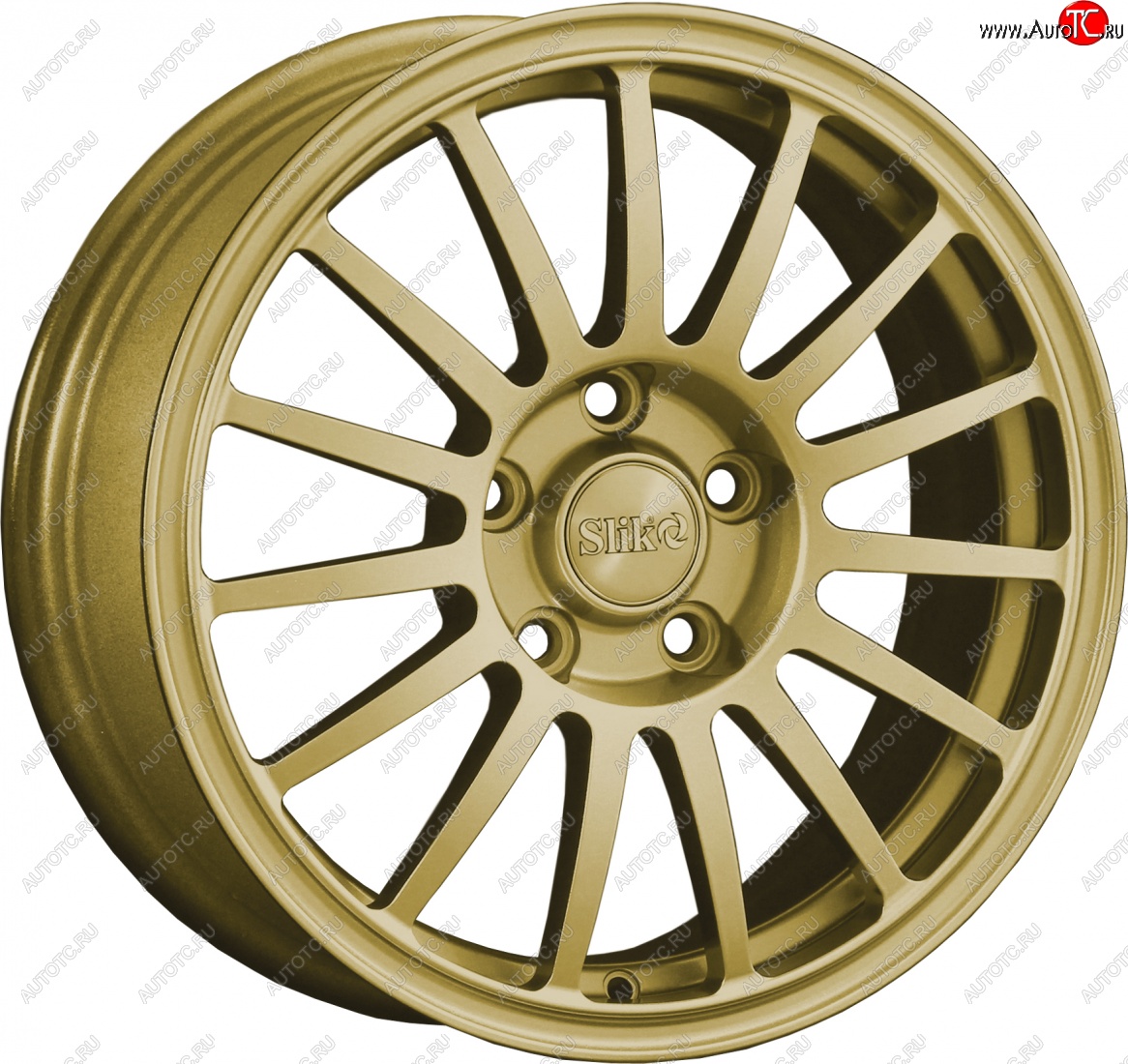 15 249 р. Кованый диск Slik classik R16x6.5 Золотой (G) 6.5x16 CITROEN C4 B7 седан рестайлинг (2015-2022) 4x108.0xDIA65.1xET29.0 (Цвет: G)