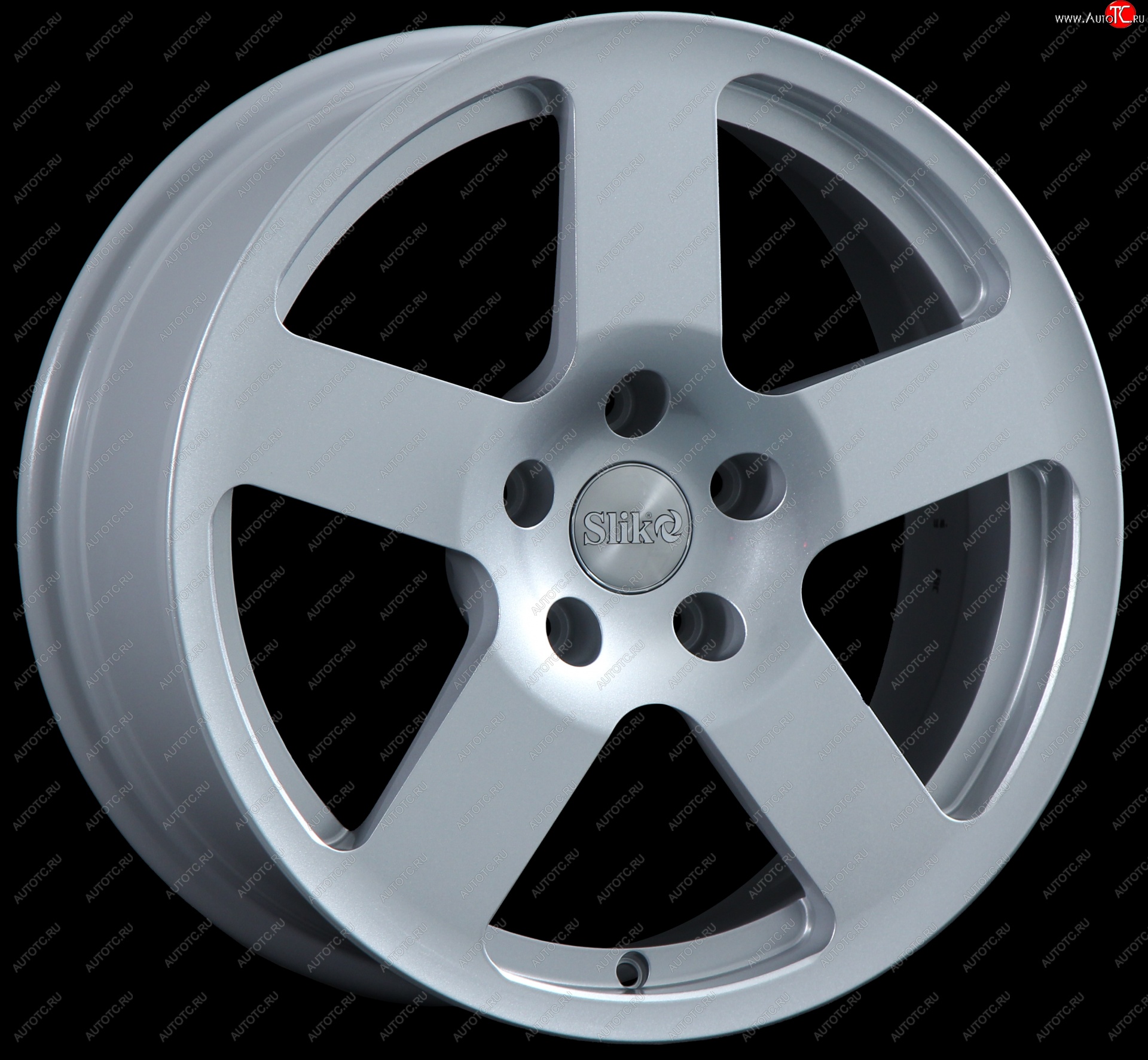 14 399 р. Кованый диск Slik classik R17x7.5 Серебристый светлый (S16) 7.5x17 FAW Besturn X80 дорестайлинг (2014-2019) 5x114.3xDIA67.1xET45.0 (Цвет: S16)