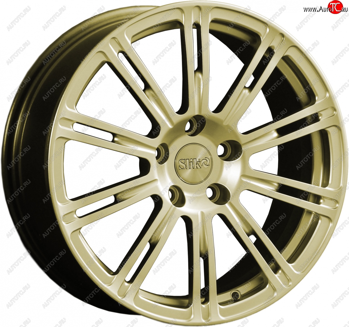 20 399 р. Кованый диск Slik classik R17x7.5 Золотой (G) 7.5x17 FAW Besturn X80 рестайлинг (2016-2021) 5x114.3xDIA67.1xET45.0 (Цвет: G)