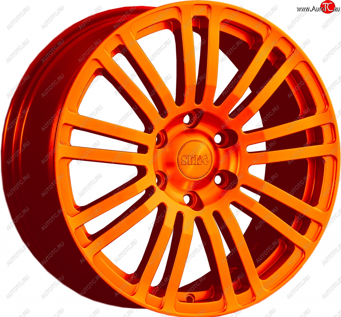 22 299 р. Кованый диск Slik Classic L-802 8.5x18 Mitsubishi Eclipse (2006-2012) 5x114.3xDIA67.1xET46.0 (Ярко оранжевый (ORANGE))