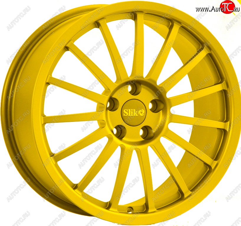 22 299 р. Кованый диск Slik Classic L-808 8.5x18 Mitsubishi Eclipse (2006-2012) 5x114.3xDIA67.1xET46.0 (Candy ярко-желтый (Candy YELLOW))