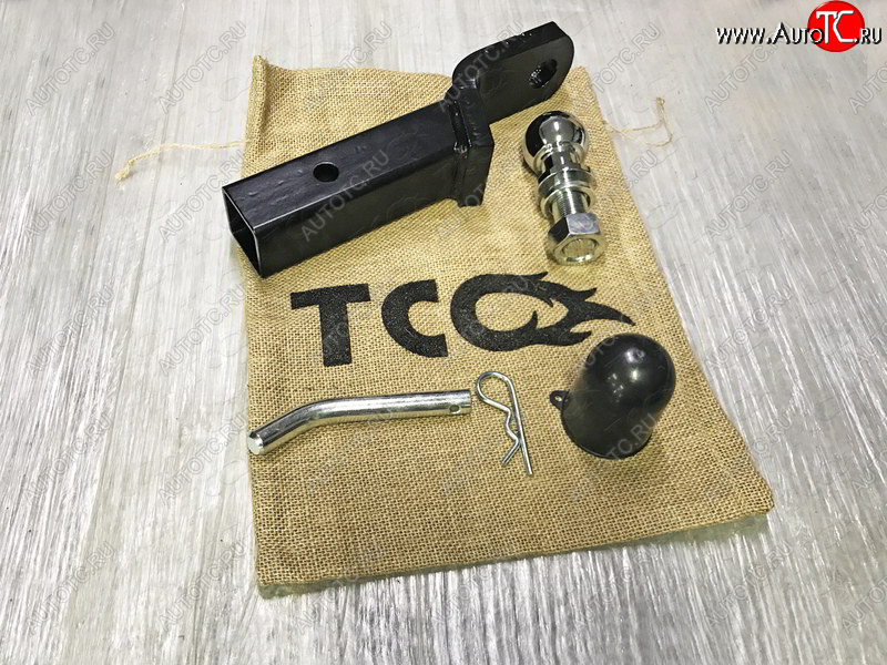 8 899 р. Кронштейн для фаркопа универсальный (50х50. тип E) TCC Nissan Patrol 5 Y61 2-ой рестайлинг (2004-2010) (шар нержавейка)  с доставкой в г. Кинешма