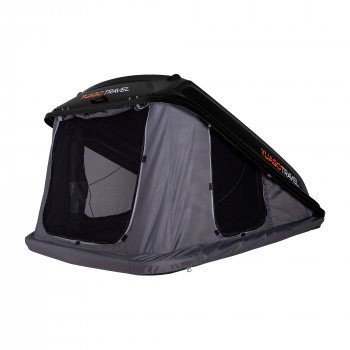 121 999 р. Багажный бокс-палатка Yuago Travel 2.0 (зима, 1000 л/230x160x35 см) на крышу Subaru Outback BS/B15 дорестайлинг универсал (2014-2018) (Черный бокс, тент графит)  с доставкой в г. Кинешма. Увеличить фотографию 3
