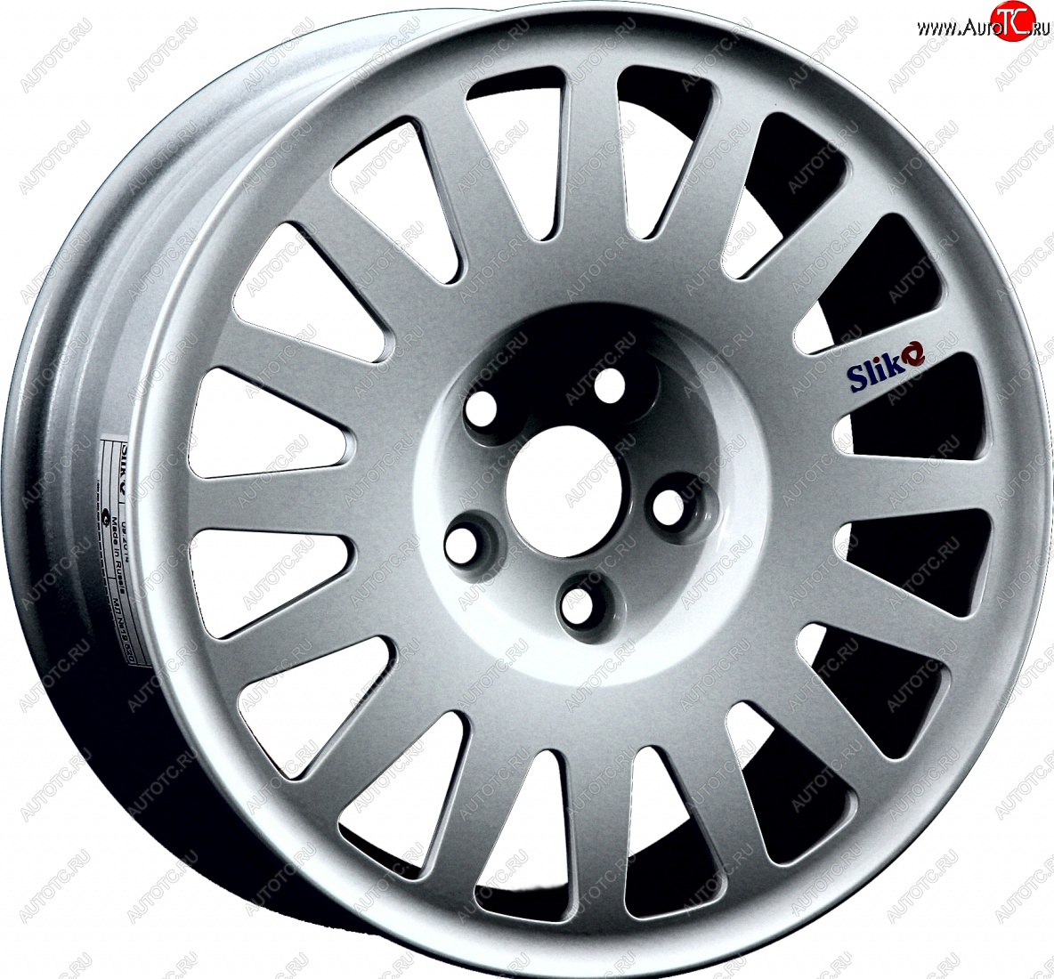 14 199 р. Кованый диск Slik Classic Sport L-1823S 6.5x15 Hyundai Click (2005-2010) 4x100.0xDIA54.1xET46.0 (Серебристый светлый (S16))