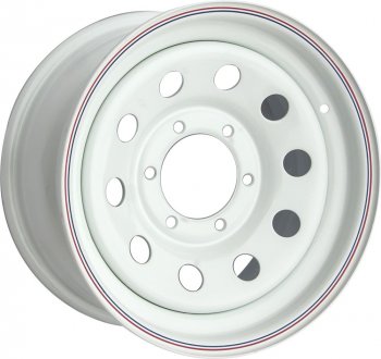 Штампованый диск OFF-ROAD Wheels (стальной усиленный, круг - белый). 7.0 x 16 Toyota Granvia xH10 1-ый рестайлинг (1997-1999) 6x139.7xDIA110.0xET30.0