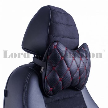 Подушка-косточка Lord Autofashion Байрон (экокожа, 2 шт.) Suzuki Swift ZC72S дорестайлинг, хэтчбэк 5 дв. (2010-2013)