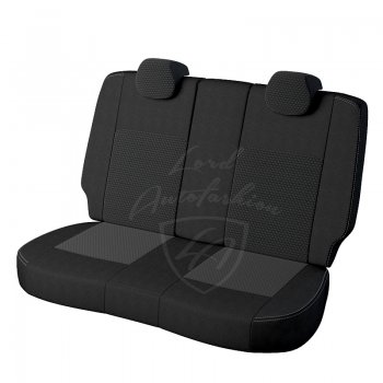 6 749 р. Чехлы для сидений Lord Autofashion Турин (жаккард) Лада XRAY (2016-2022) (Черный, вставка Мокка)  с доставкой в г. Кинешма. Увеличить фотографию 2